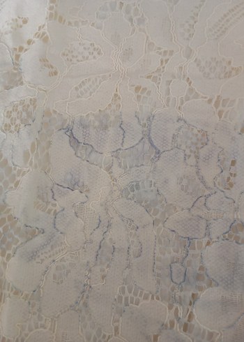 İşlemeli ekru Bohem etek - Görsel 2