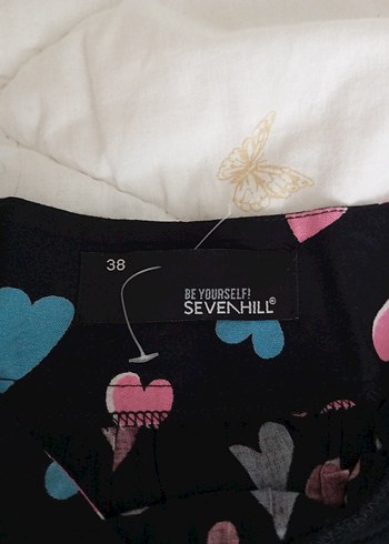 Renkli Kalpli kısa Etek - Görsel 4