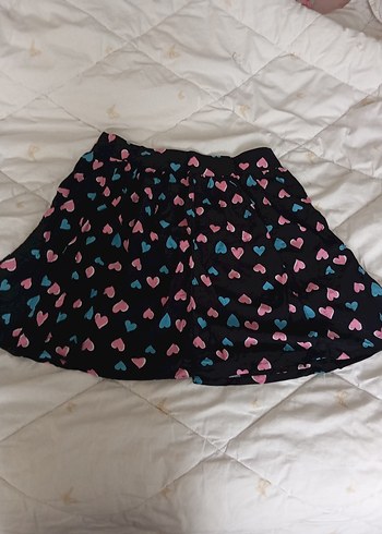 Renkli Kalpli kısa Etek - Görsel 2