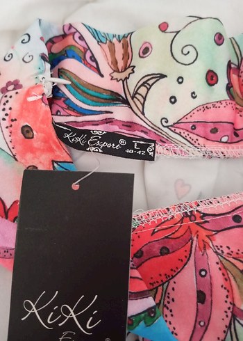 Renkli Bohem midi Kadın Etek - Görsel 4