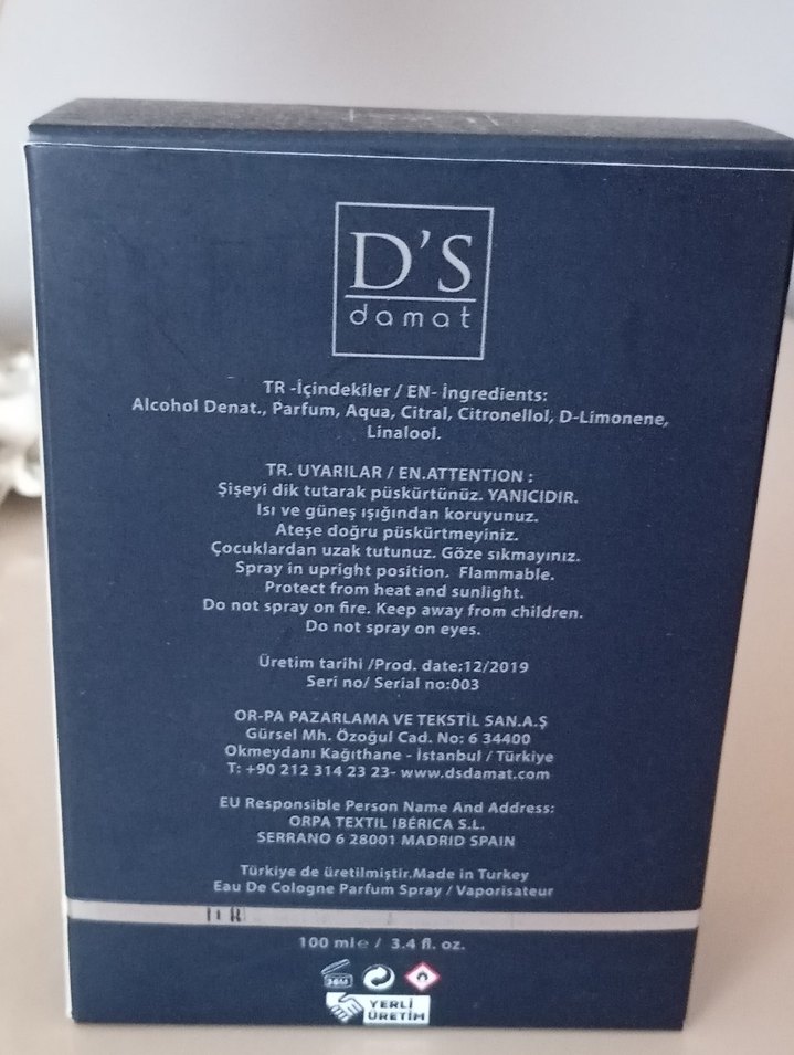 D's Classic sıfır Erkek Parfümü 100 ml - Görsel 2
