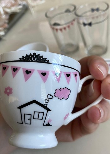 Karaca gelin damat kahve fincanı seti - Görsel 6