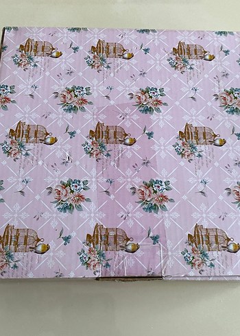 Pembe Vintage Desenli peçetelik - Görsel 6