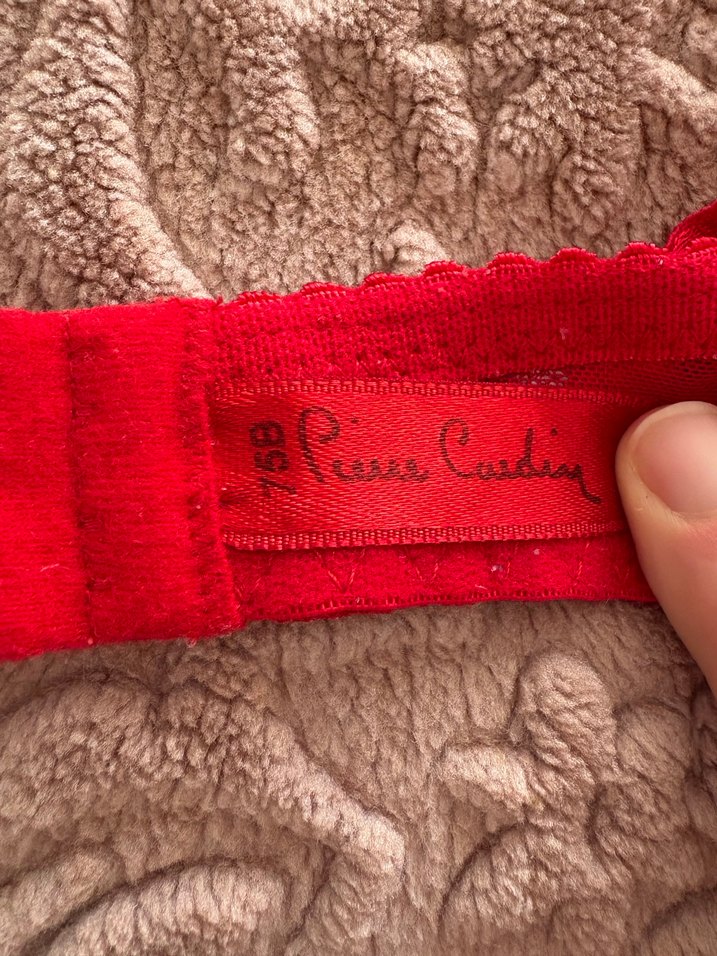 Nakışlı Kırmızı Bohem Sütyen - Görsel 2