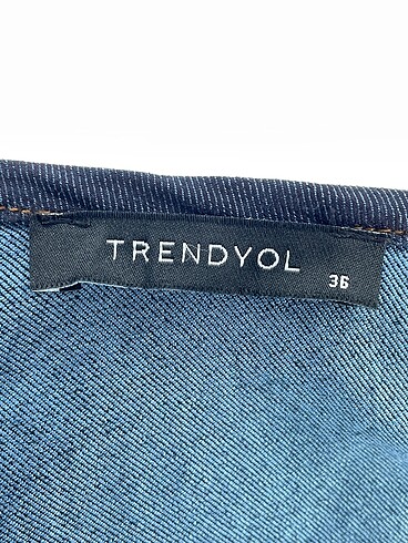 36 Beden lacivert Renk Trendyol & Milla Kısa Elbise %70 İndirimli.