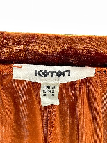 m Beden turuncu Renk Koton Mini Etek %70 İndirimli.