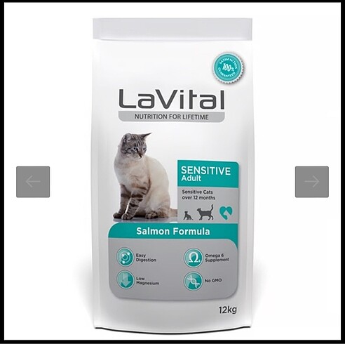 Lavital sensitive somonlu kedi maması