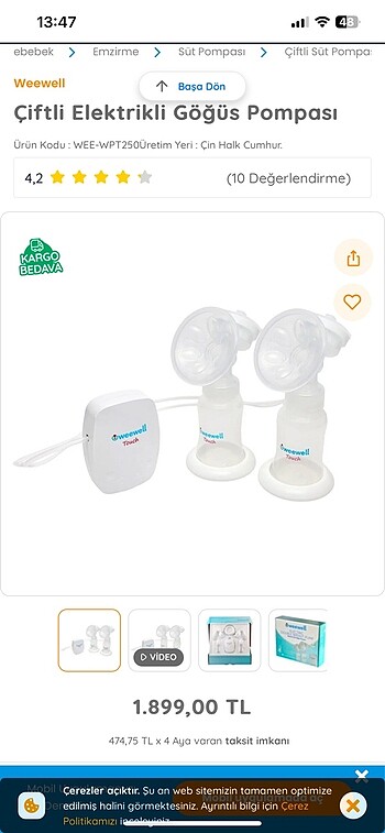 Süt sağma makinesi