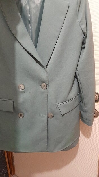 Mint blazer ceket - Görsel 6