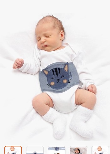 Gri Kedi Desenli Ayarlanabilir Kedi Boyunluk - Görsel 2