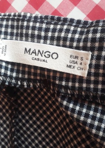 Gri Kareli Kemerli Askılı Mini Elbise - Görsel 7