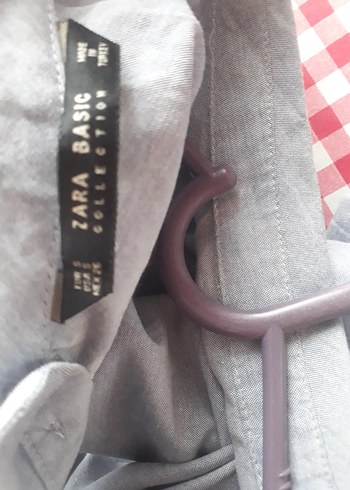 Gri Cep Detaylı salvar Pantolonu - Görsel 15