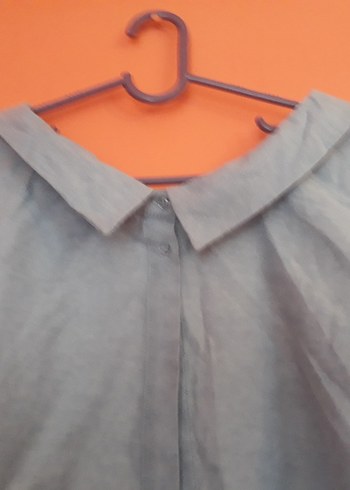 Gri Cep Detaylı salvar Pantolonu - Görsel 8