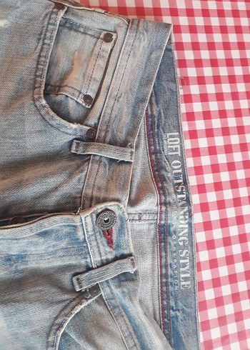 Kadın Mavi Mini Kot Şort - Görsel 9