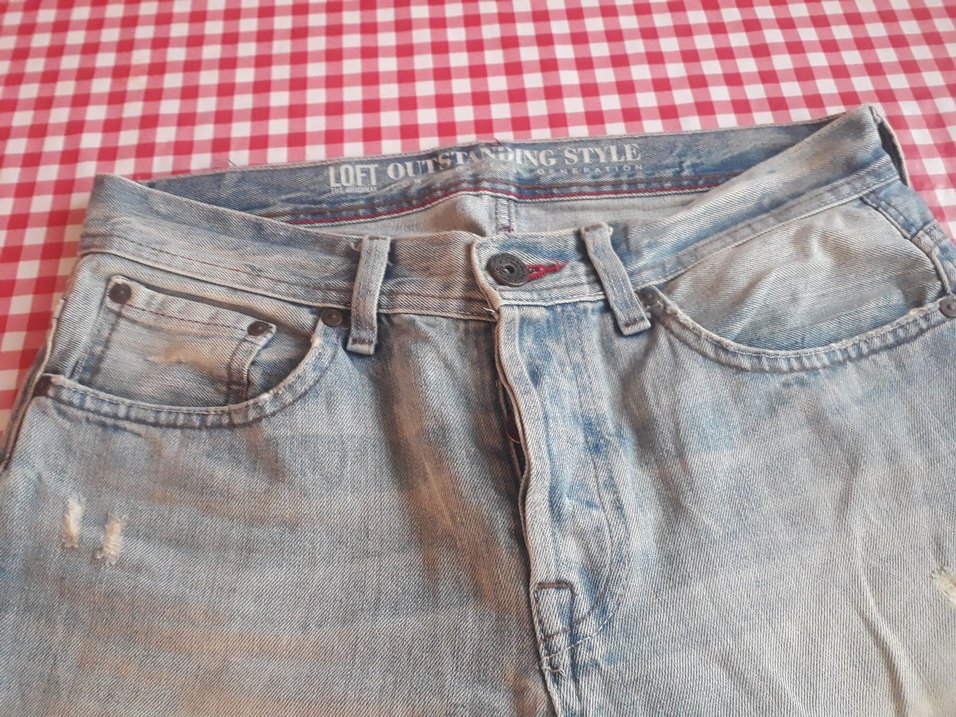 Kadın Mavi Mini Kot Şort - Görsel 2