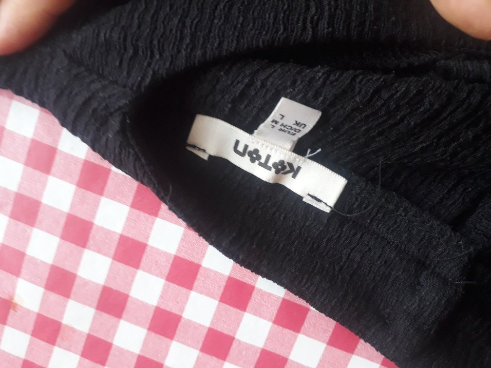 Siyah Triko Uzun Kollu Bluz - Görsel 4