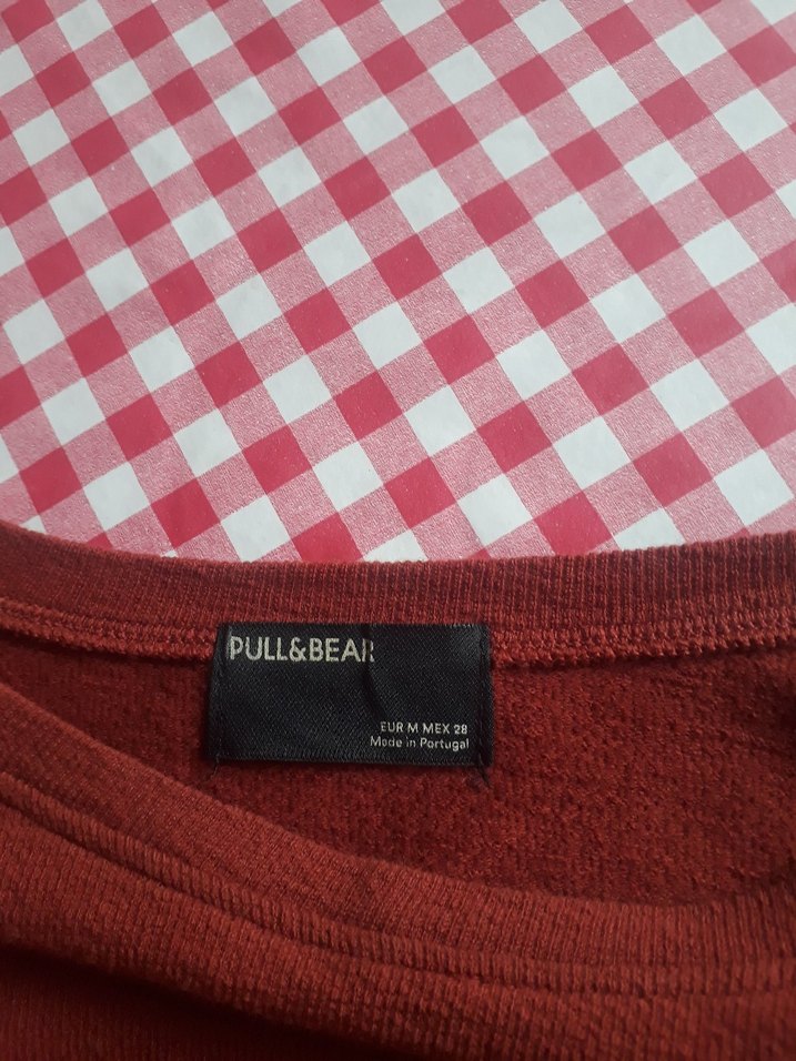 Kadın Kahverengi Uzun Kollu Salaş Crop Top - Görsel 2