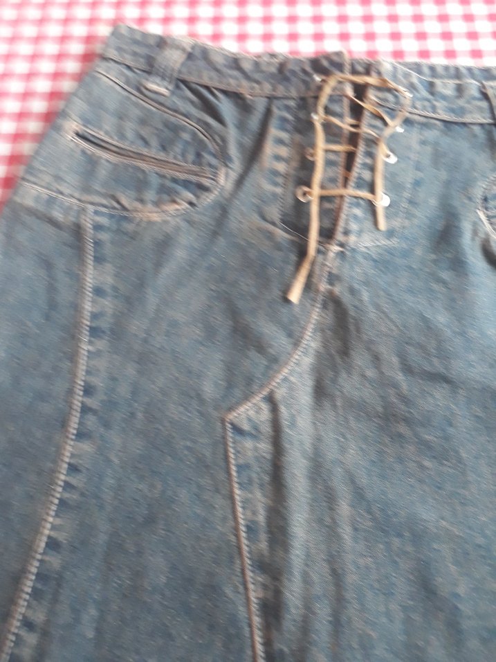 Kahverengi Bol Kesim Midi kot Eteği - Görsel 4