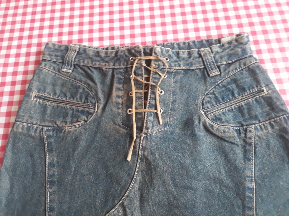 Kahverengi Bol Kesim Midi kot Eteği - Görsel 2