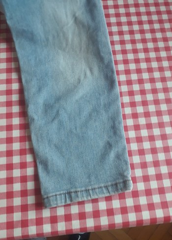 Gri Mavi Hamile Kot Pantolon - Görsel 7