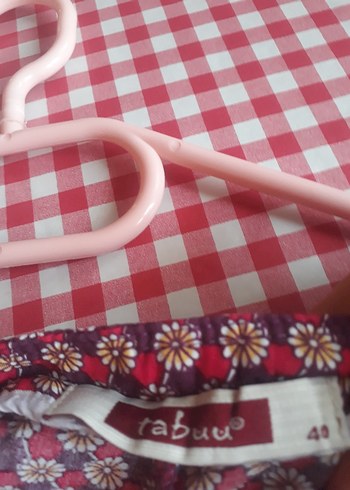 Pamuklu Bol Kesim Pembe Kadın Pantolon - Görsel 4