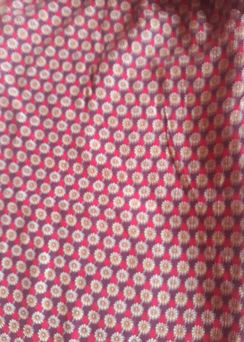 Pamuklu Bol Kesim Pembe Kadın Pantolon - Görsel 7