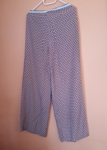 Pamuklu Bol Kesim Pembe Kadın Pantolon - Görsel 5