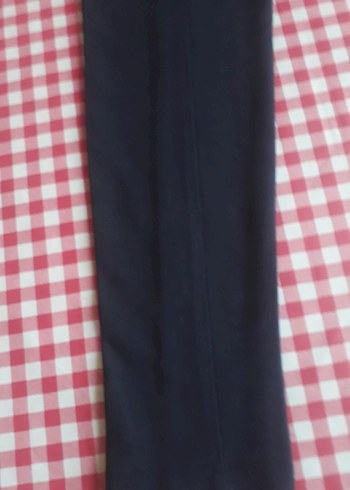 Kadın Siyah Kumaş tayt - Görsel 7