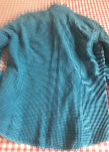 Düğmeli Uzun Kollu Erkek Kot Gömlek - Görsel 3