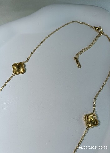 Van Cleef & Arpels 316L çelik Van Cleef yonca model kolye