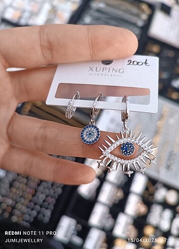 Xuping 3'lü küpe 