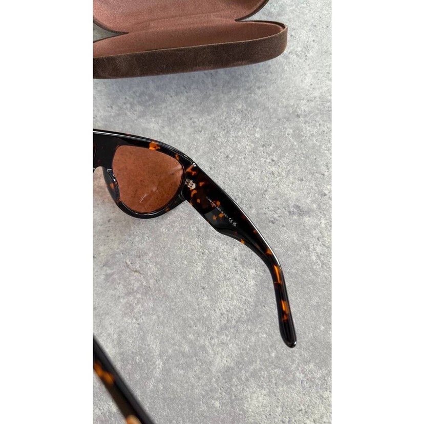 Tom ford Kahverengi Kürklü Kadın Güneş Gözlüğü - Görsel 3