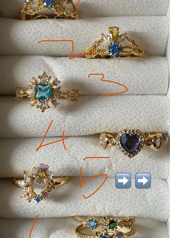 Accessorize Işıltılı Altın Renkli Bohem Kalp Yüzük