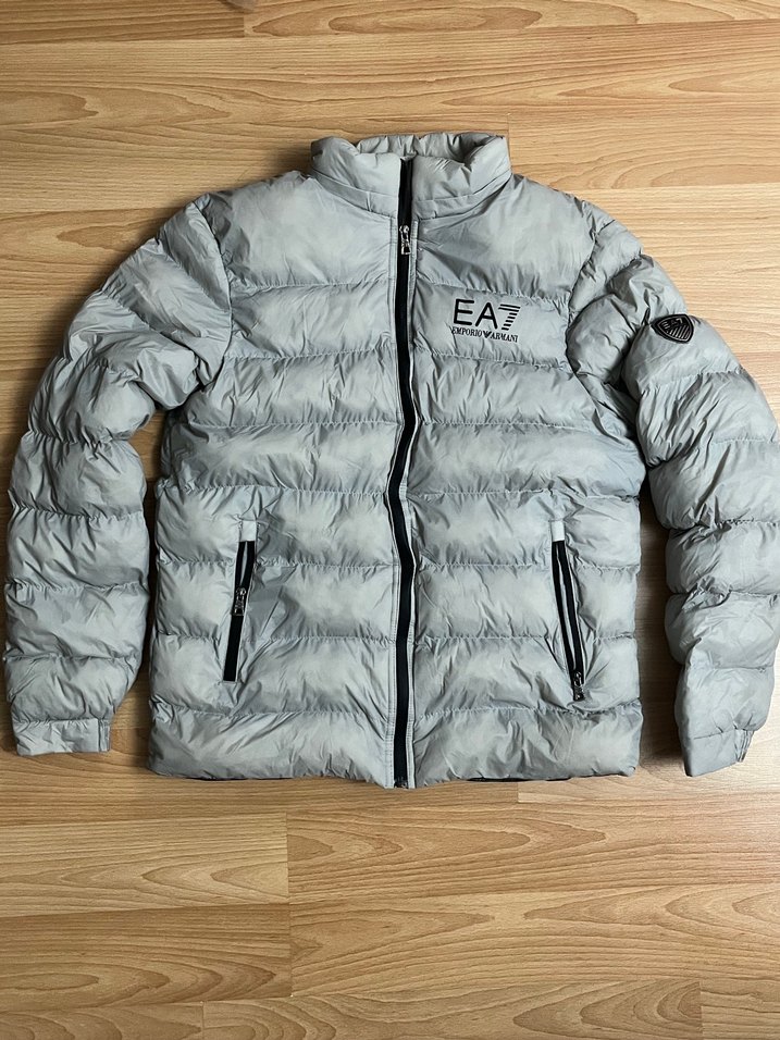 EA7 Gri Şişme Mont Emperio Armani — görsel 2/4