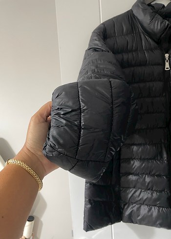LC Waikiki Siyah Kadın Şişme Mont