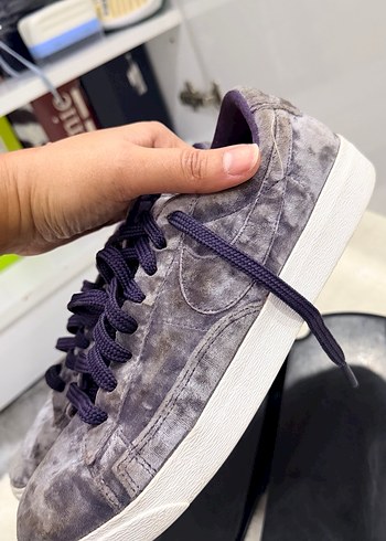 Nike Süet Bağcıklı Spor Ayakkabı - Görsel 2