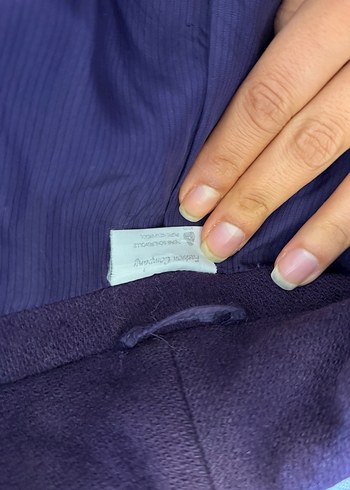 Mor Süet Midi Kadın kaban vintage - Görsel 4