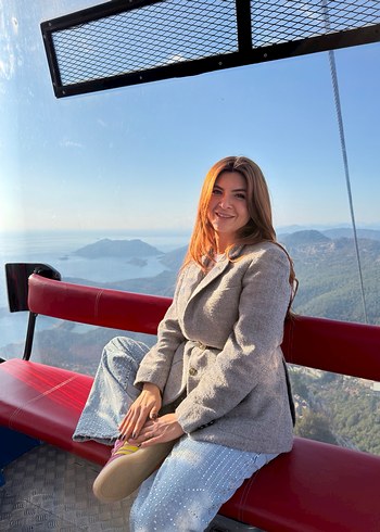 Gri vintage  Kadın Blazer - Görsel 2