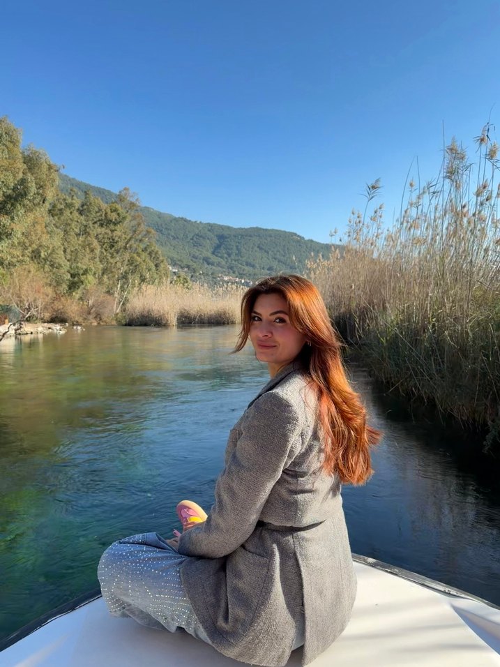 Gri vintage  Kadın Blazer - Görsel 4