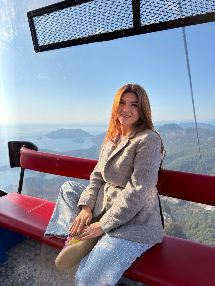 Gri vintage  Kadın Blazer - Görsel 2