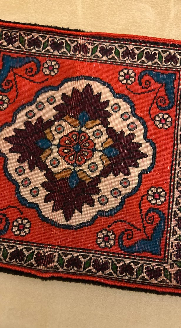 Nakışlı Çok Renkli Geleneksel Halı - Görsel 3