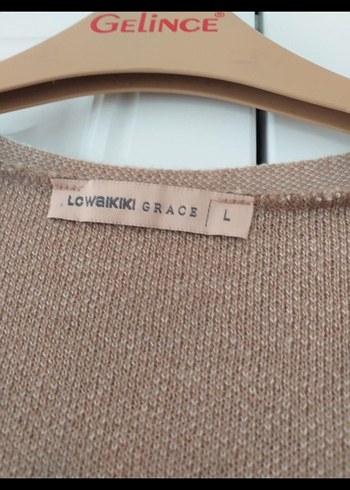 Bej Uzun Örme Kadın Yelek - Görsel 3