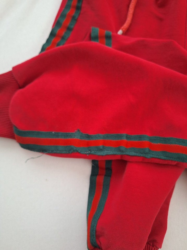 Kızlar için Kırmızı Nakışlı Rahat Takım - Görsel 5