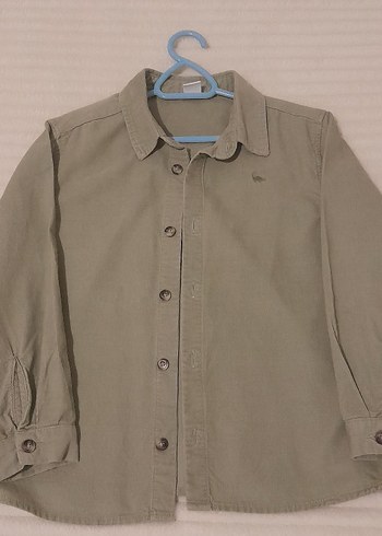 Bej Keten Erkek Çocuk Gömlek - Görsel 2