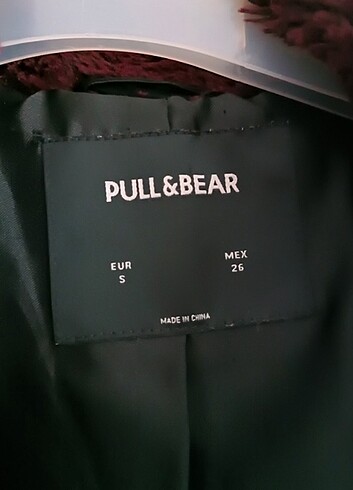Pull and Bear Kısa peluş kaban