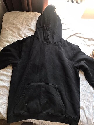 H&m siyah düz sweat
