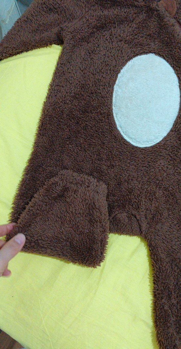 Kahverengi Kürklü Bebek Tulumu - Görsel 3