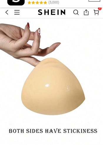 yapışkan dolgulu pet sütyen - Görsel 6