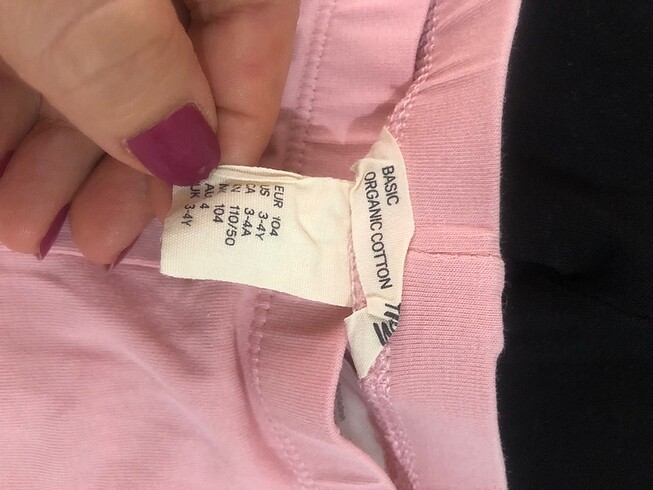24-36 Ay Beden H&M ikili kapri tayt