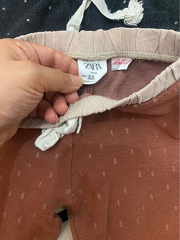 24-36 Ay Beden siyah Renk Zara kız tayt